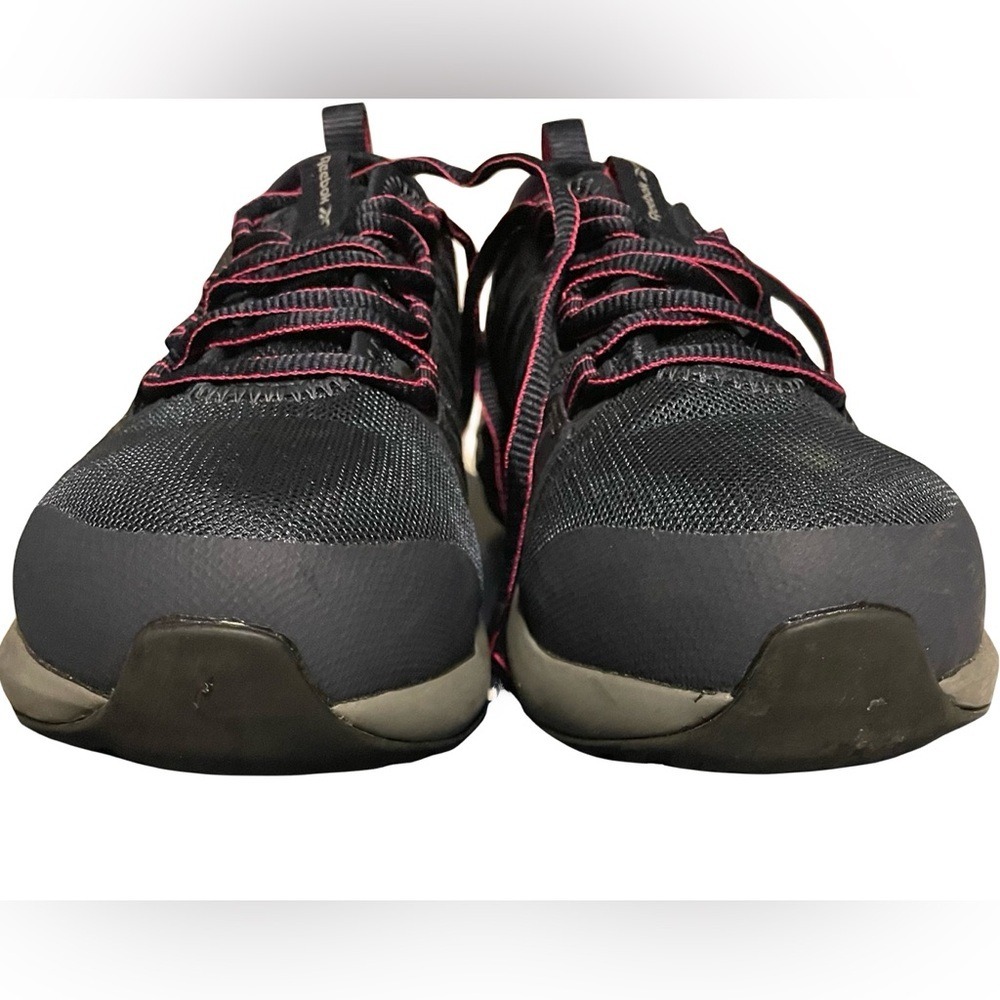 Reebok Astroride RB308 Steel Toe Shoes Sneaker 7W Women Navy Purple - Picture 3 of 15